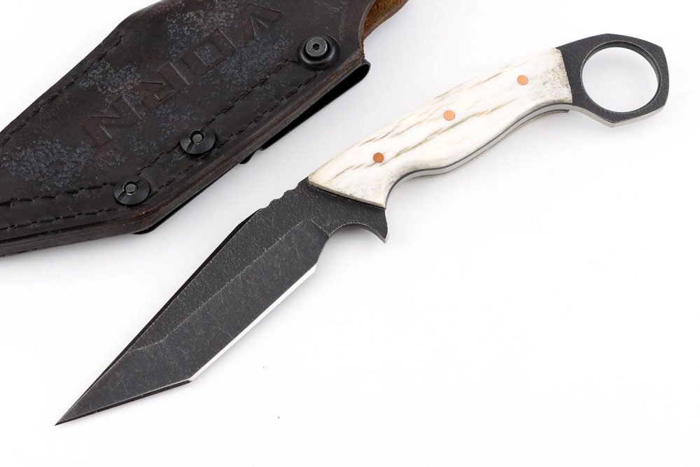 Tonn Fixed Blade Knife with Antler Handle