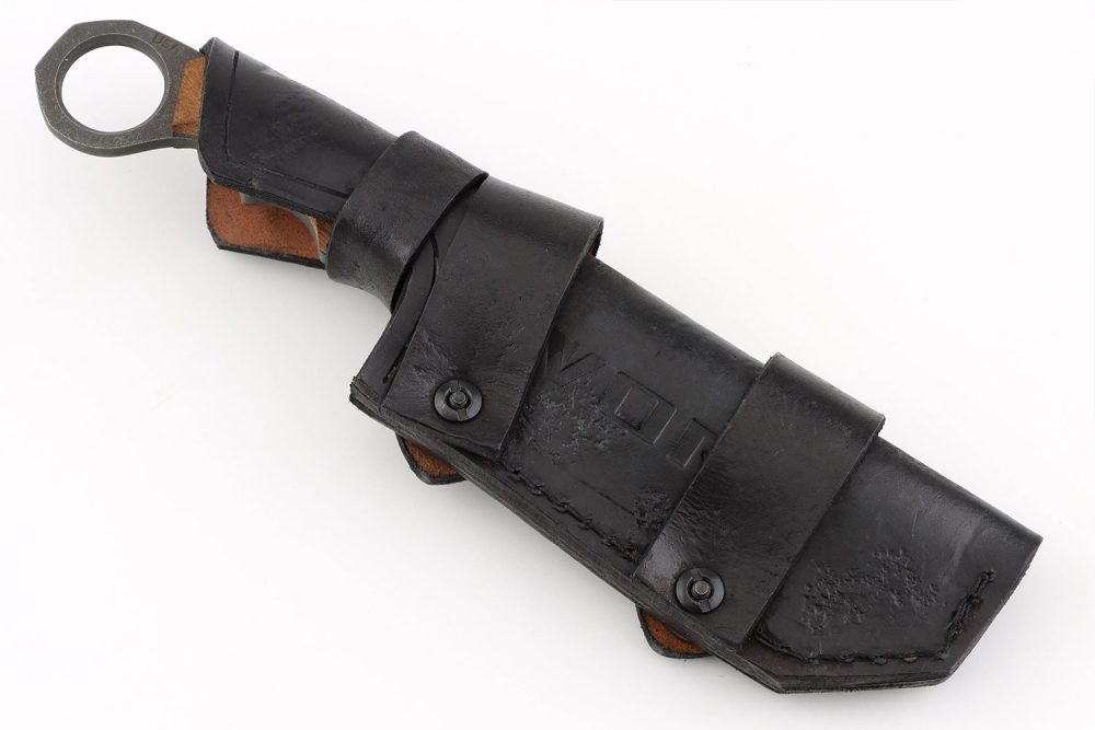 Mannfall Clip Point Knife with Ironwood