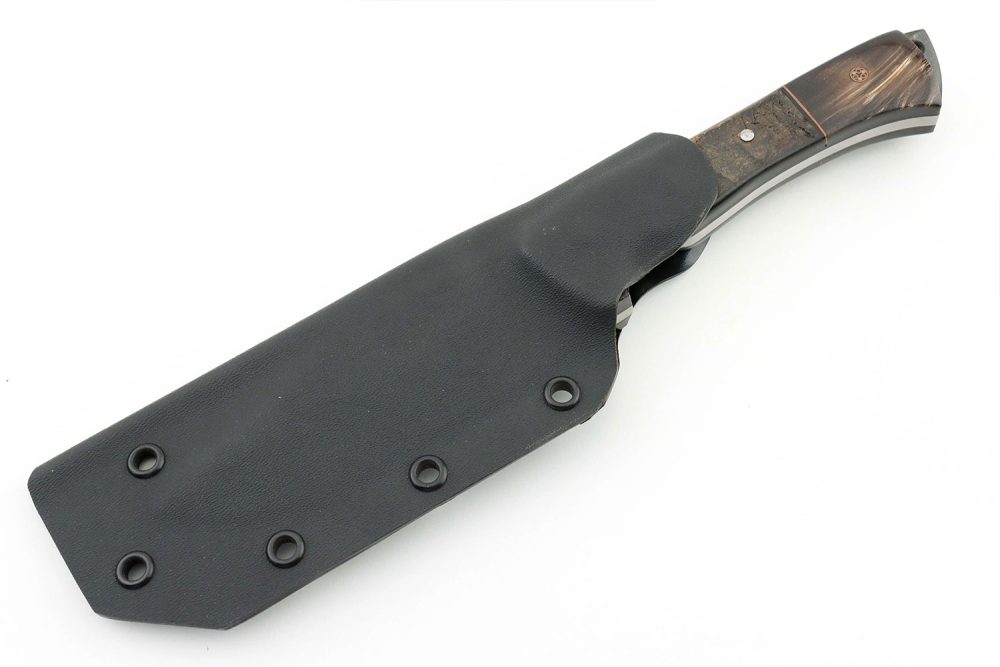 Mannfall Horn Handle Fixed Blade Knife