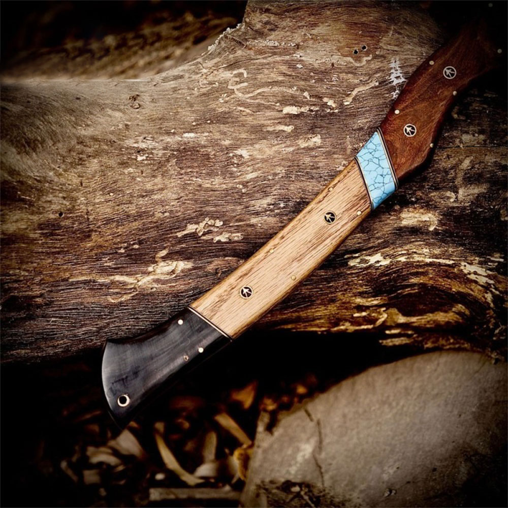 Hand-Forged Bushcraft Camping Axe