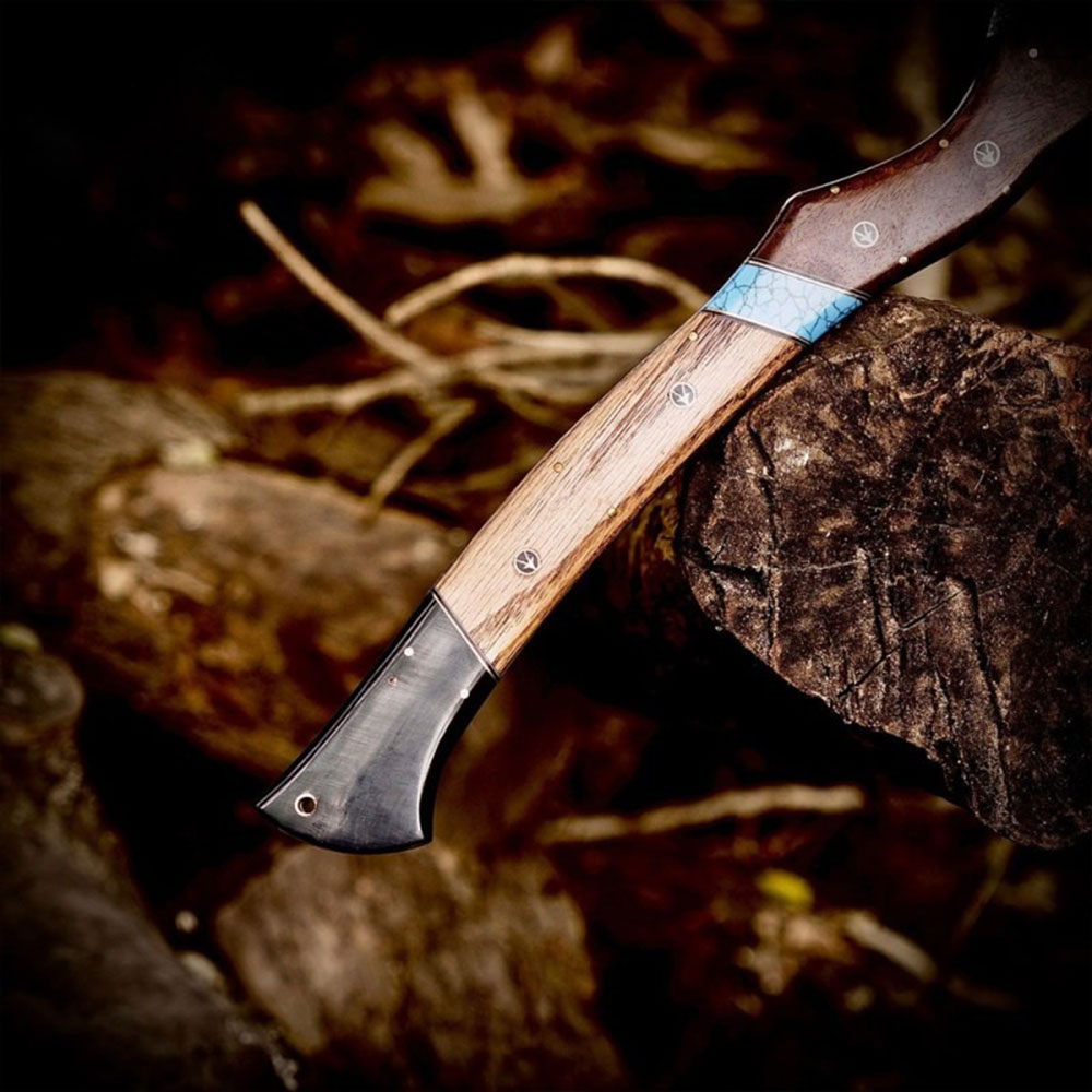 Hand-Forged Bushcraft Camping Axe