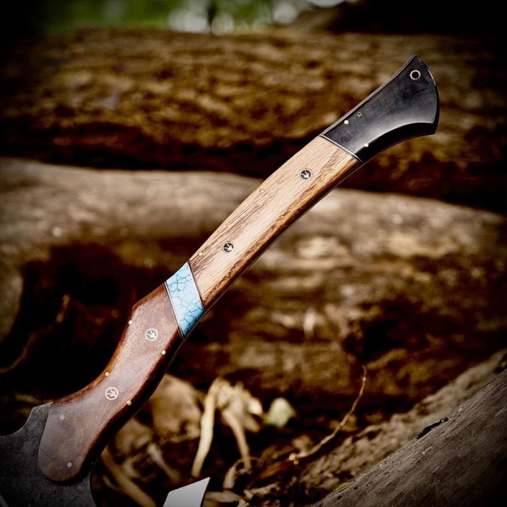 Hand-Forged Bushcraft Camping Axe