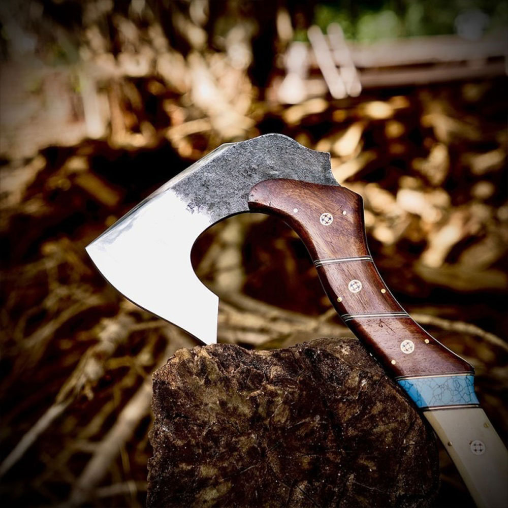 Handmade Forged Carbon Steel Camping Axe