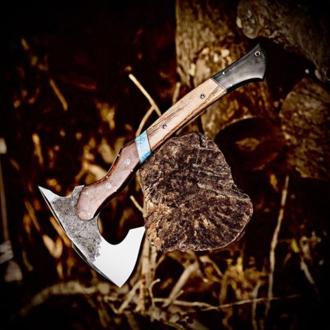 Hand-Forged Bushcraft Camping Axe