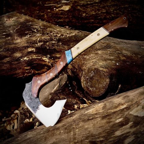 Handmade Forged Carbon Steel Camping Axe